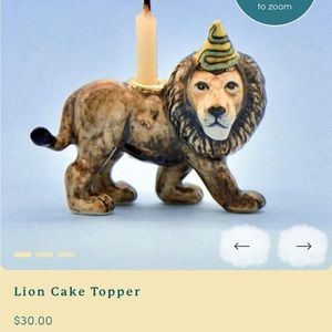 Camp hollow handmade cake topper